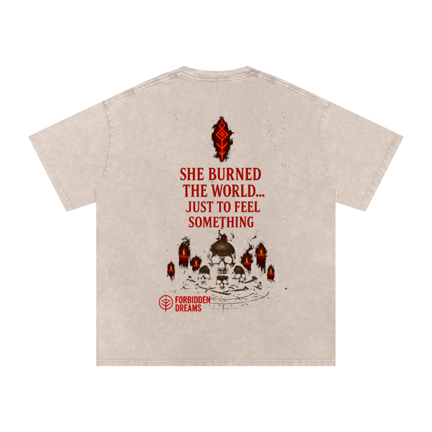 “Ashes of the Undead” - Acid Wash Oversize T-Shirt From $65