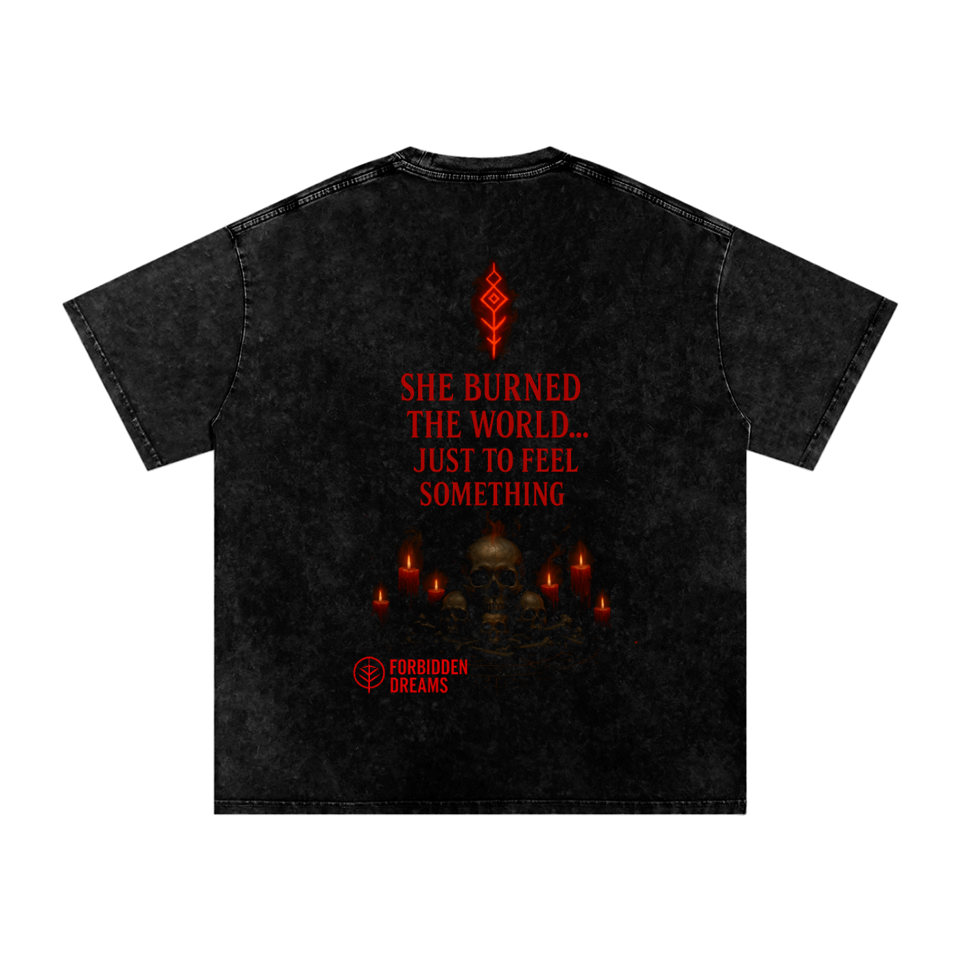 “Ashes of the Undead” - Acid Wash Oversize T-Shirt From $65