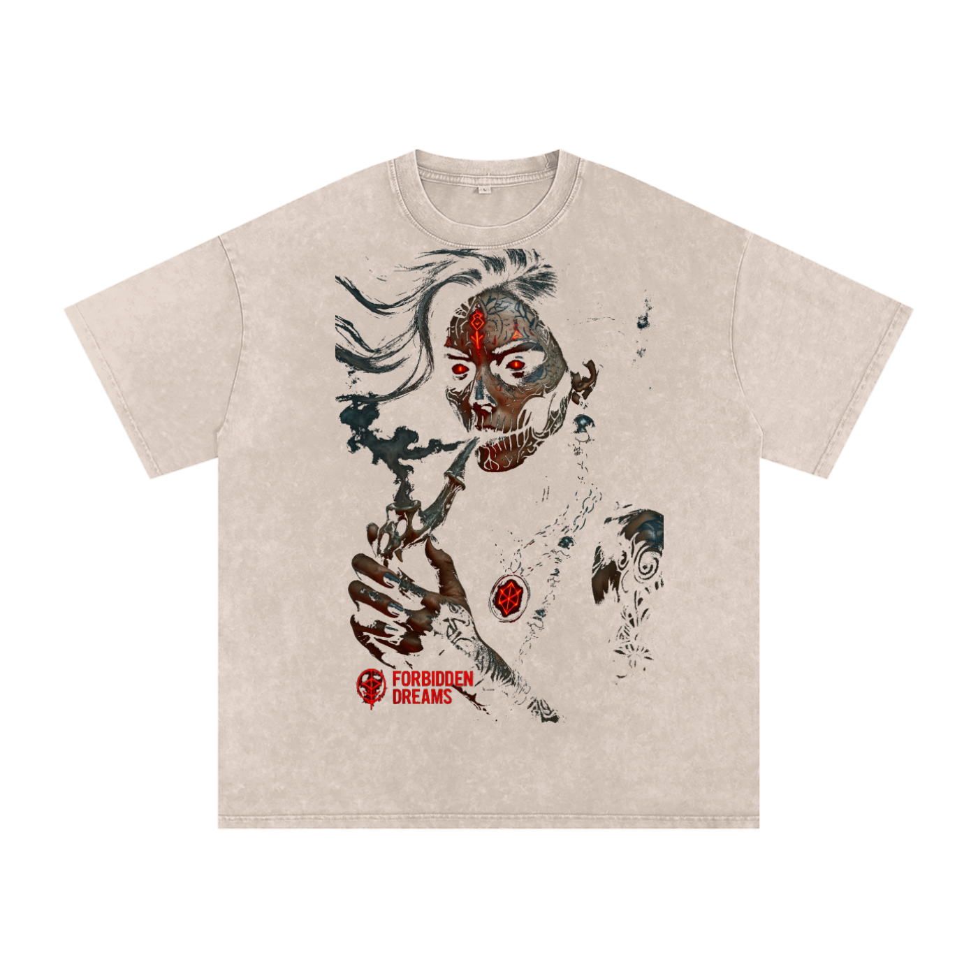 “Ashes of the Undead” - Acid Wash Oversize T-Shirt From $65