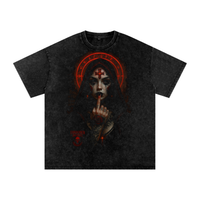 “Sins of the Silent Saint” - Acid Wash Oversize T-Shirt From $65