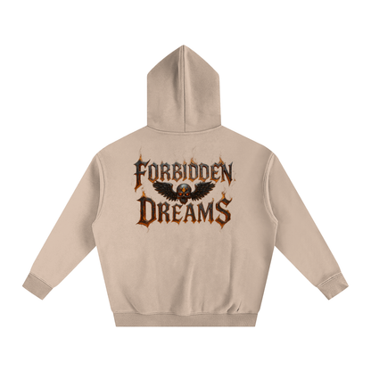 FD iron flames - Oversize Fleeced Hoodie From $100