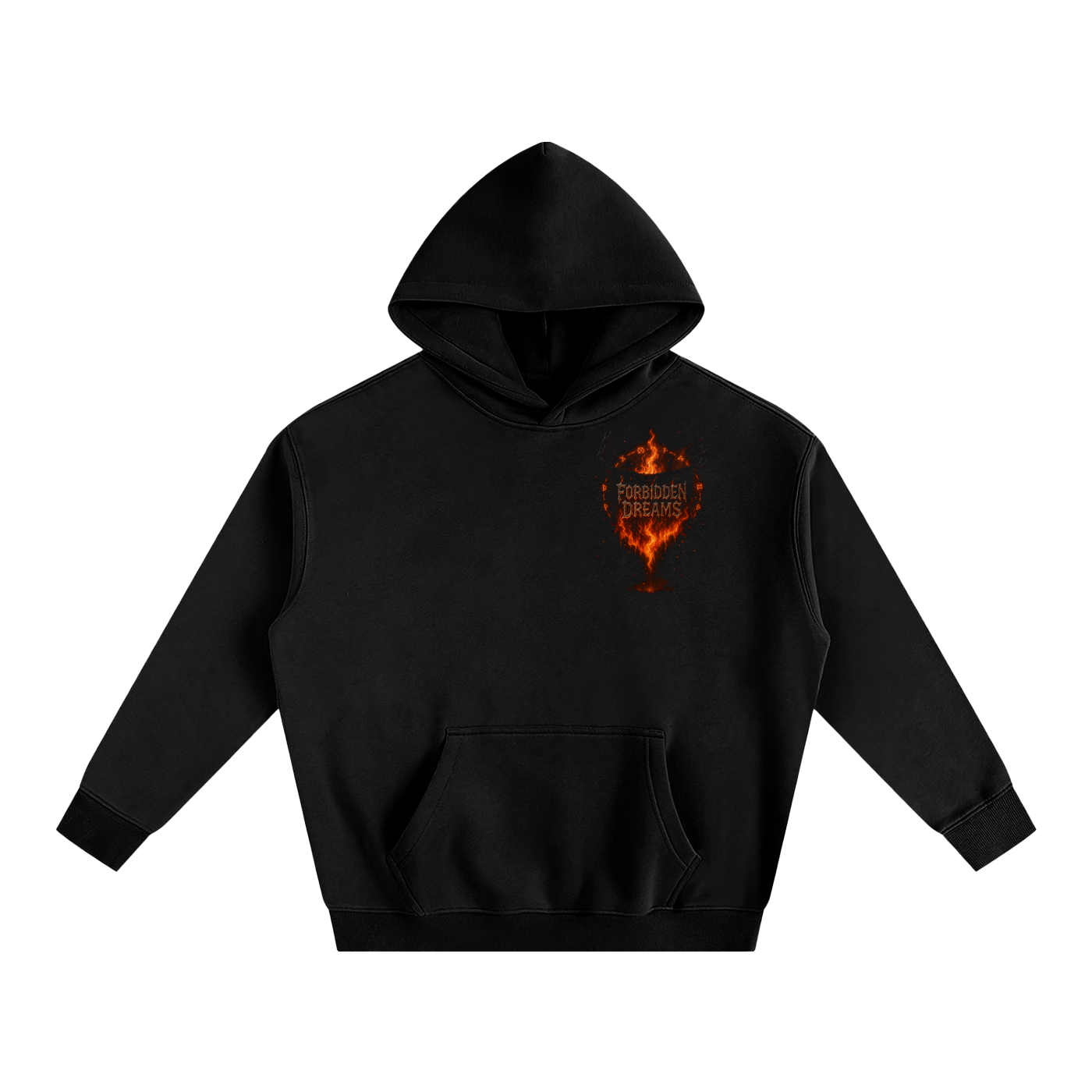 “ No salvation” Oversize Fleeced Hoodie from $100
