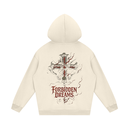 FD Cross and skull - Fleece Hoodie From $100