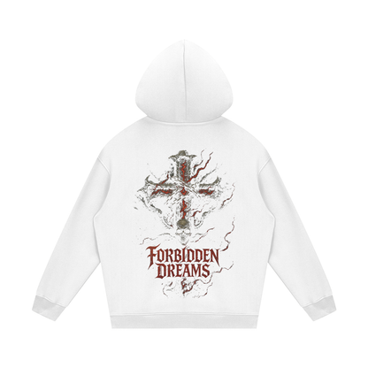 FD Cross and skull - Fleece Hoodie From $100