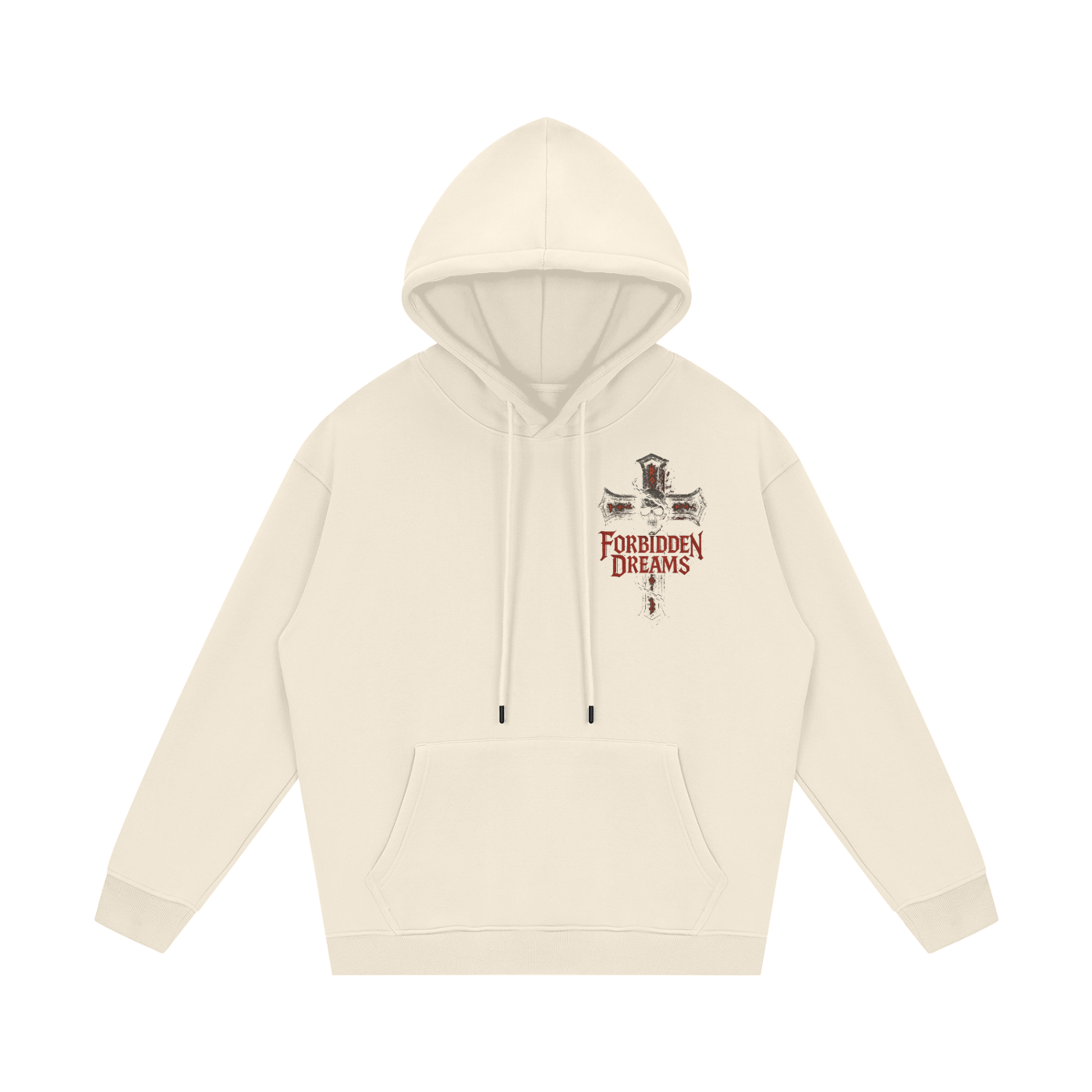 FD Cross and skull - Fleece Hoodie From $100