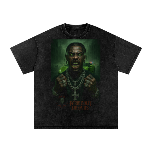 Acid green rage - Acid Wash Oversize T-Shirt From $65