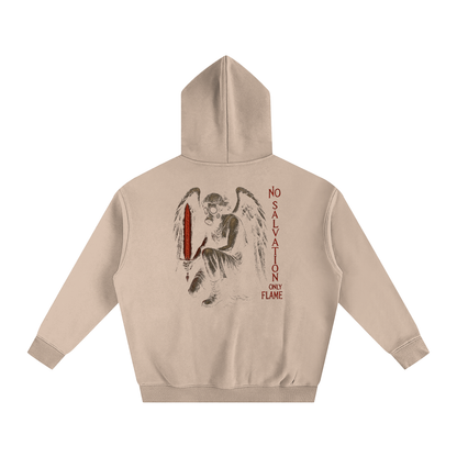 “ No salvation” Oversize Fleeced Hoodie from $100