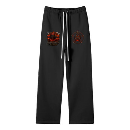 “Cerberus Sigil”- Fleece Straight Leg Pants From $85