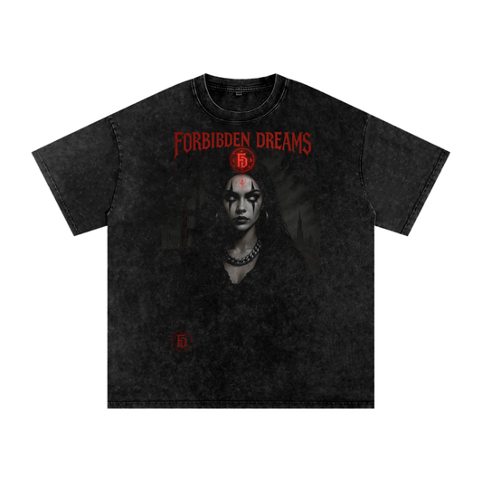 Queen of Ashes – Forbidden Reign - Acid Wash Oversize T-Shirt From $65