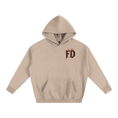 FD iron flames - Oversize Fleeced Hoodie From $100