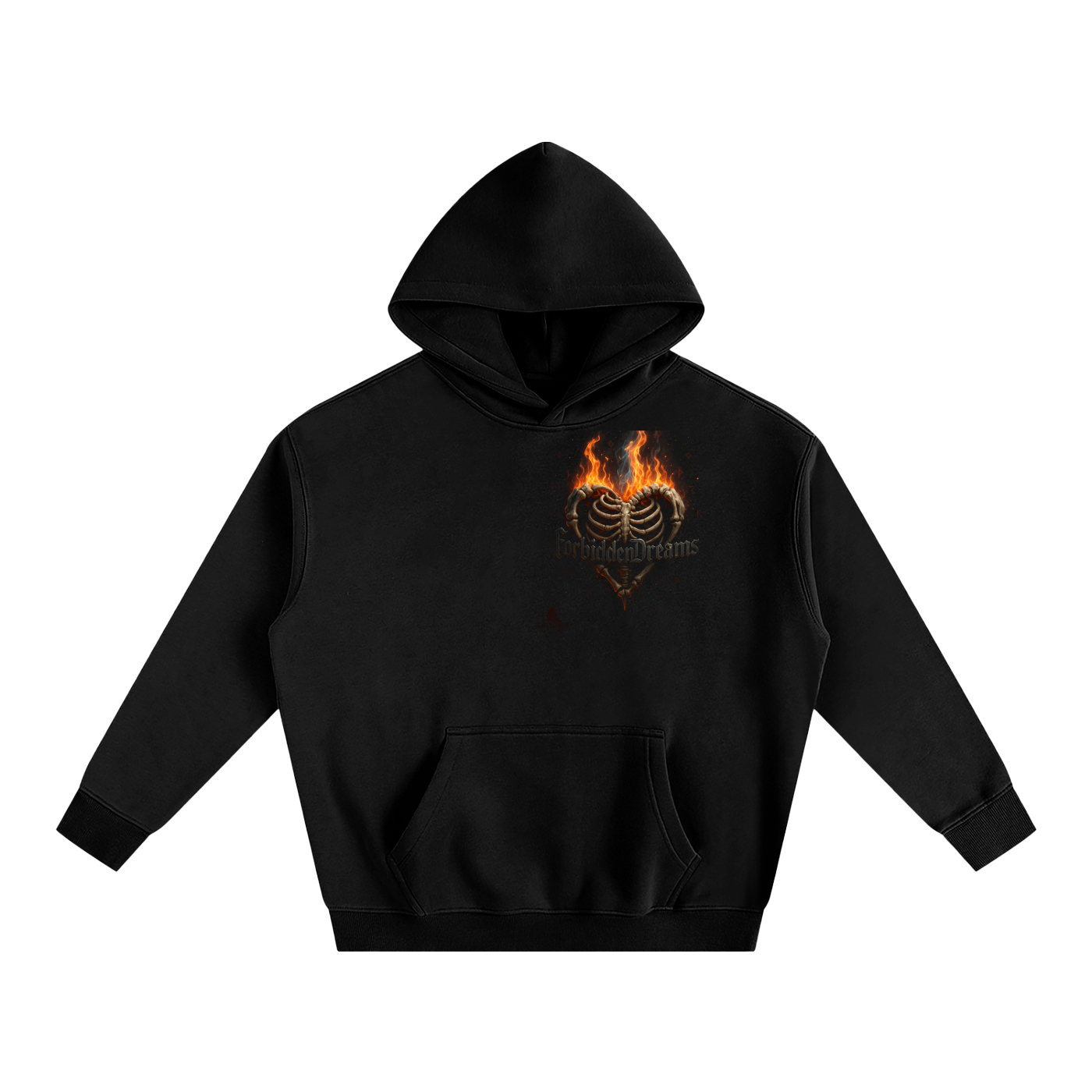 “Heartfire: The Forbidden Flame” - Oversize Fleeced Hoodie From $100