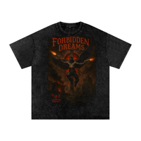 “Forbidden Resurrection” - Acid Wash Oversize T-Shirt From $65