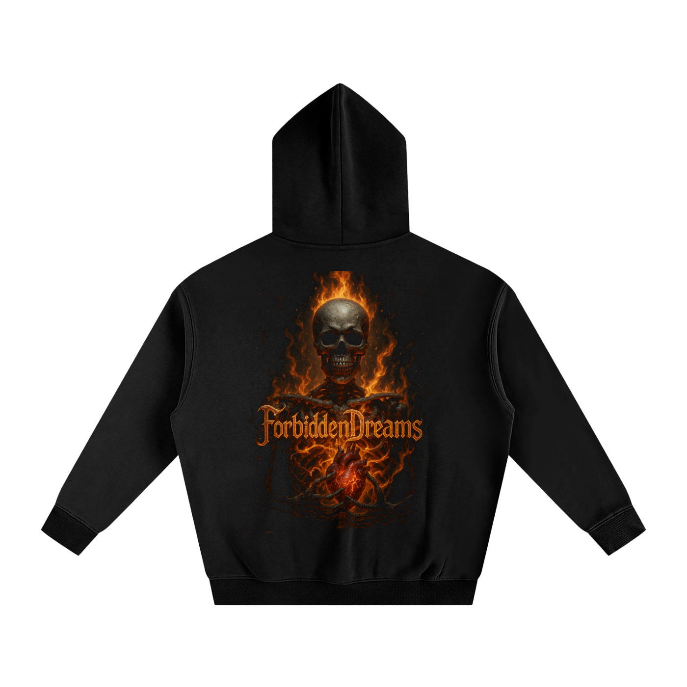 “Heartfire: The Forbidden Flame” - Oversize Fleeced Hoodie From $100