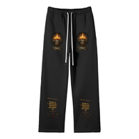“Weeping Divinity”-  Fleece Straight Leg Pants From $85